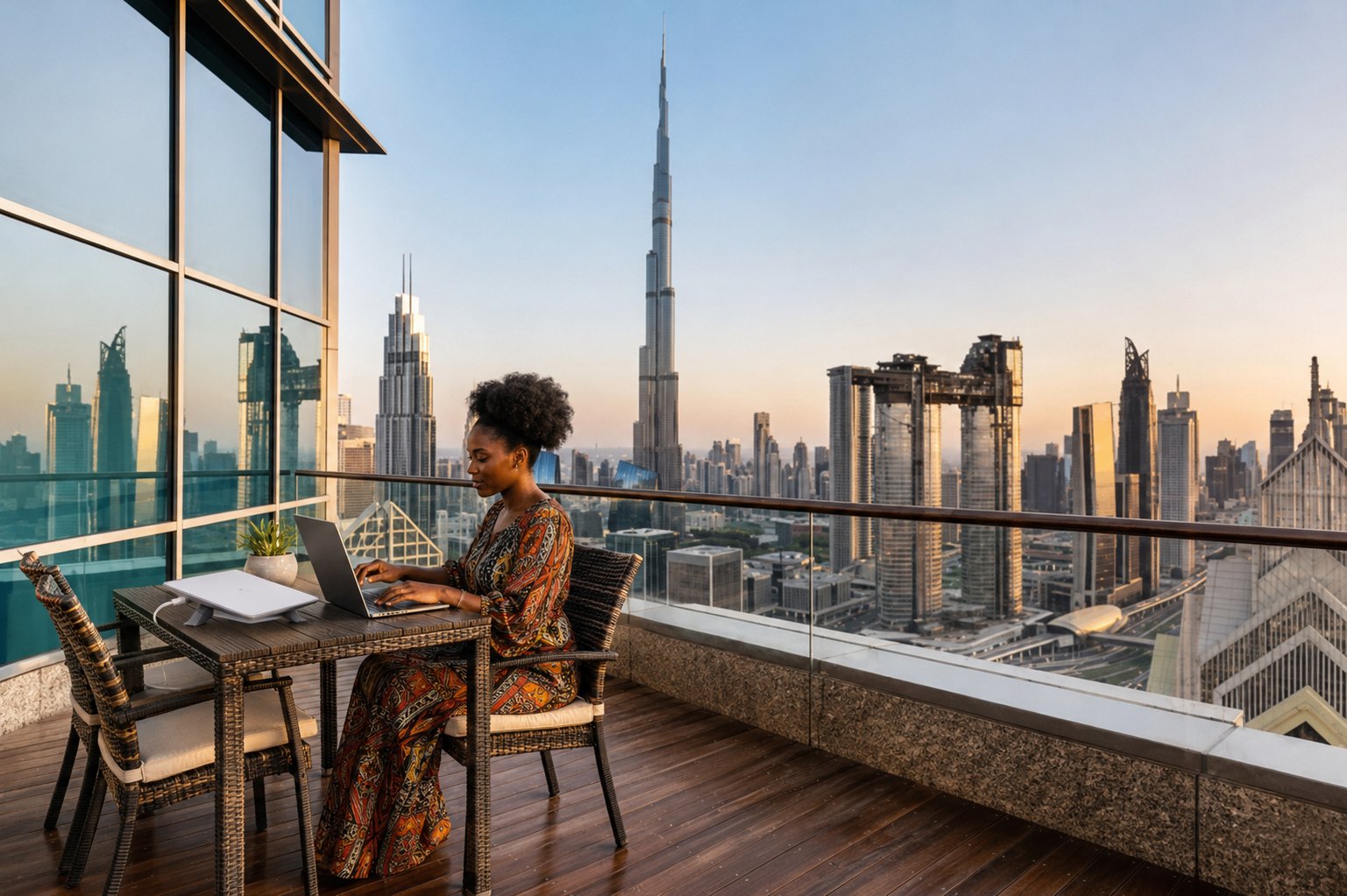 Dubai rooftop